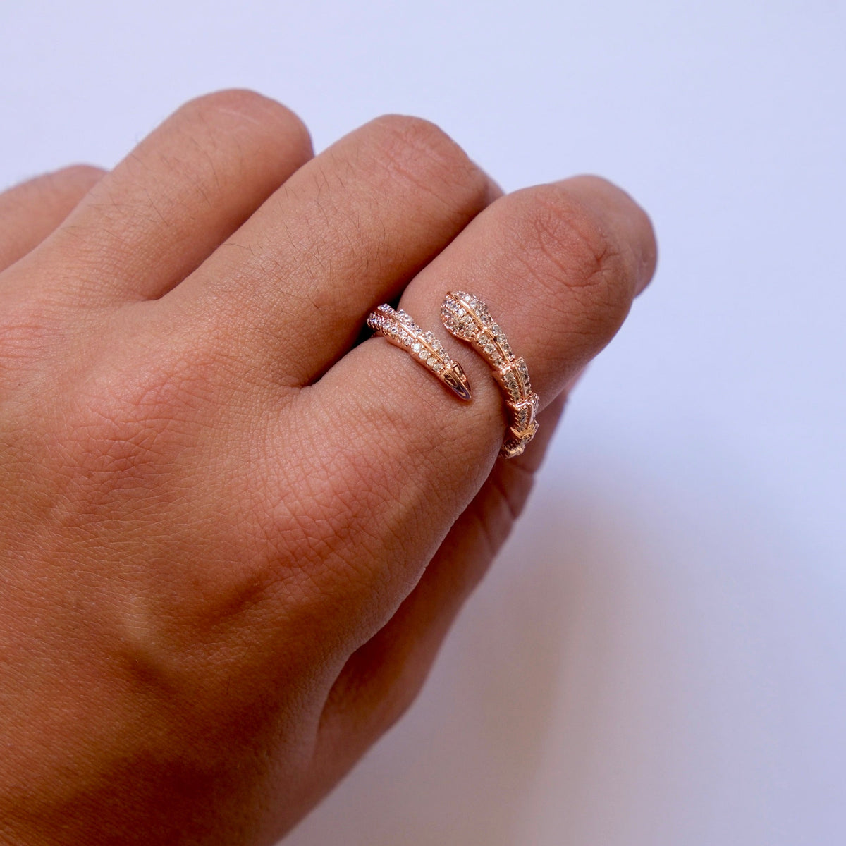 Bague Vrille Dorée