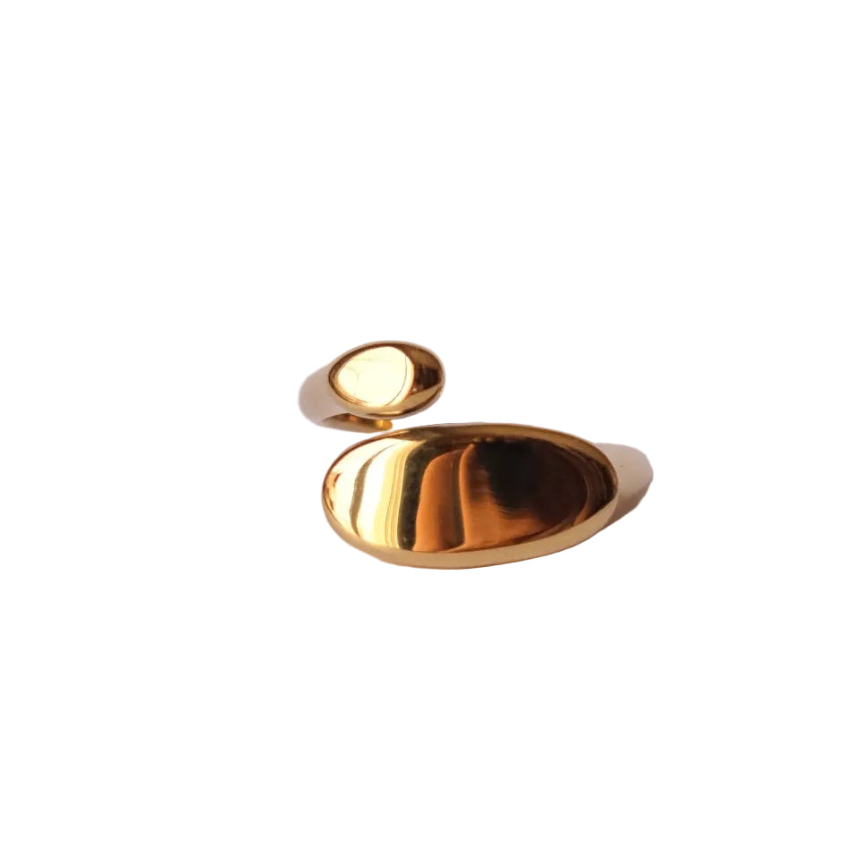 Bague Galets Dorés