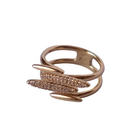 Bague Entrelacs Étincelant
