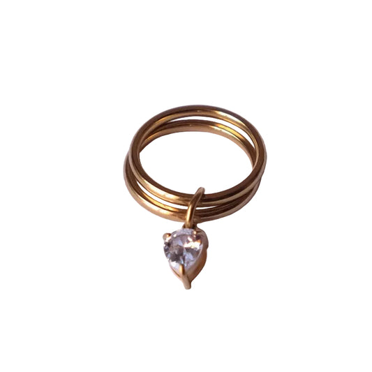 Bague Larme Précieuse