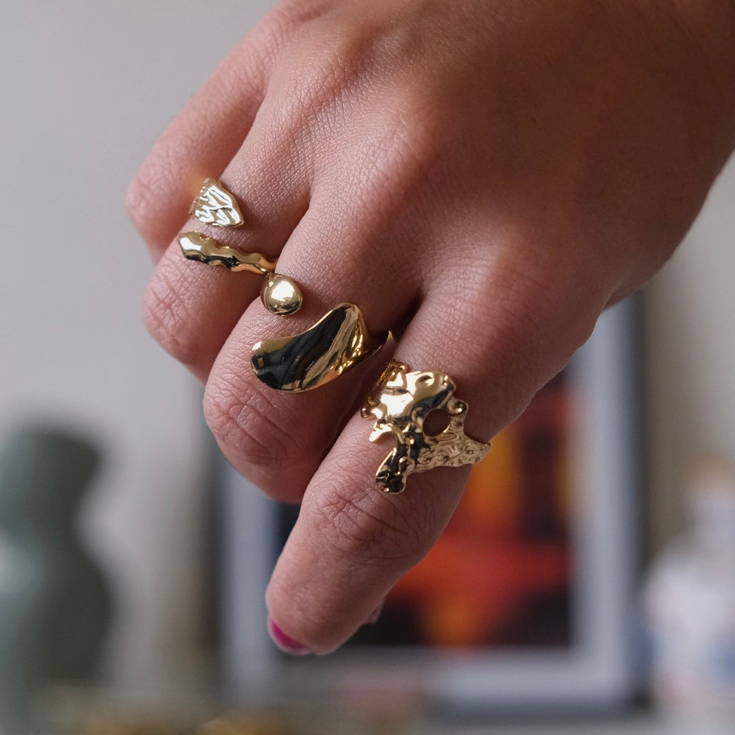 Bague Corail Fondu