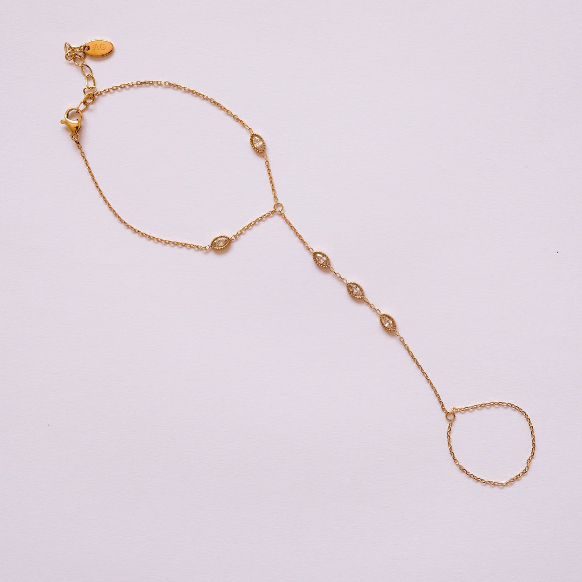 Hand Chain Perles Filées