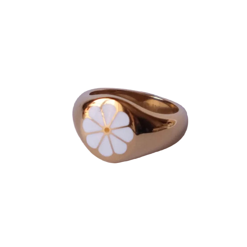 Bague Marguerite Blanche