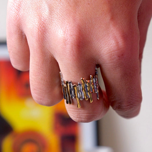 Bague Tronc Duo