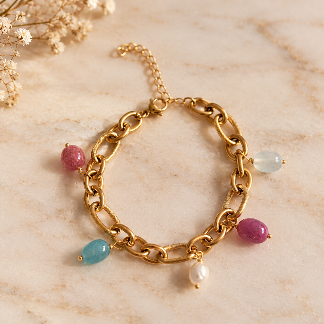 Bracelet Rosée Nacrée