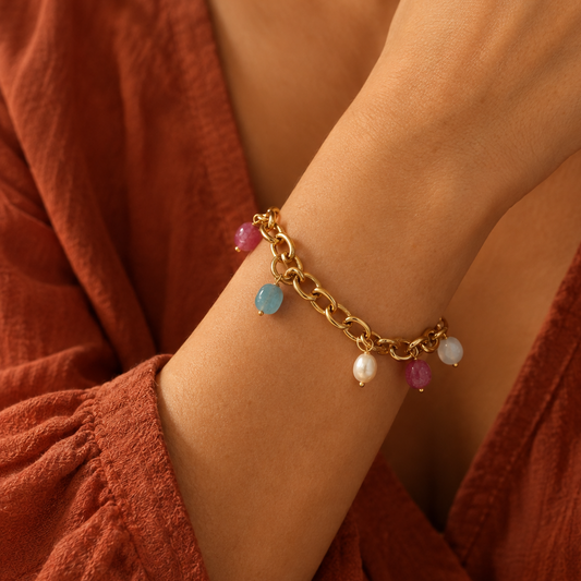 Bracelet Rosée Nacrée