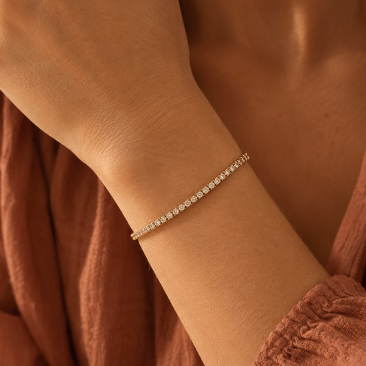 Bracelet Rivière Dorée