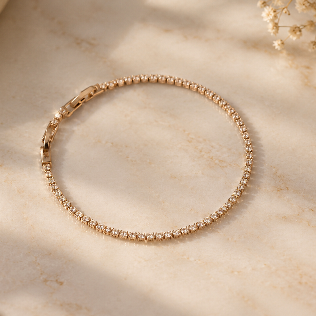 Bracelet Rivière Dorée