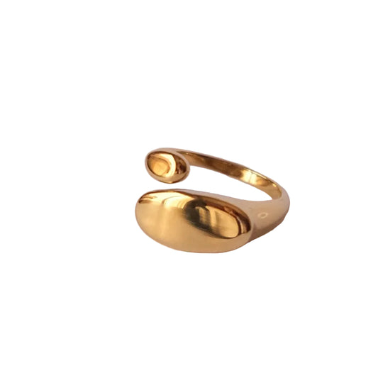 Bague Galets Dorés