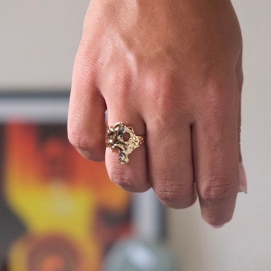 Bague Corail Fondu