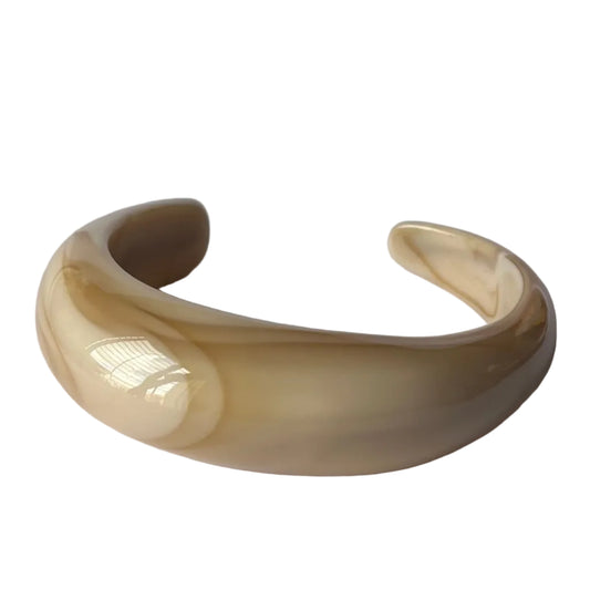 Manchette sable blanc